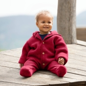 Engel Wool Fleece Baby Pants - Sand Melange