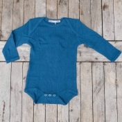 Bourette Silk Long-Sleeved Baby-Body