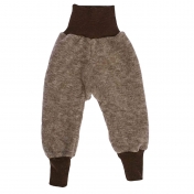 Warm Baby Pants in Merino Wool & Organic Cotton Fleece