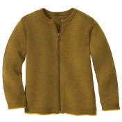 Children\'s Zip Cardigan in Organic Merino Wool