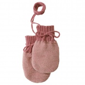 Knitted Merino Wool Baby Mittens
