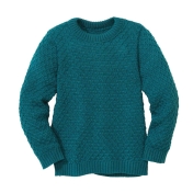 Aran Knit Jumper in Organic Merino Wool
