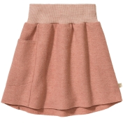 Organic Boiled Wool Skirt with Pocket & Soft Waistband