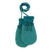 Knitted Merino Wool Baby Mittens