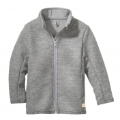 Light Jacket with Zip in Organic Merino Wool