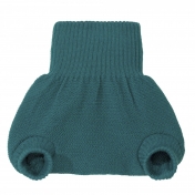 Knitted Nappy Cover in Organic Merino Wool