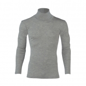 Men\'s Polo Neck in Wool and Silk