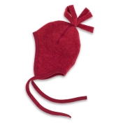 Organic Merino Wool Fleece Baby Hat With Tassel