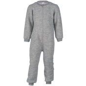 Organic Merino Wool Fleece Overall with Zipper and Cuffs