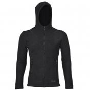 Men\'s Hooded Merino Wool Fleece Jacket