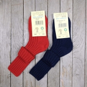 Organic Wool Roll-Top Children\'s Socks