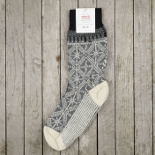 Adult\'s Jacquard Socks in Organic Wool