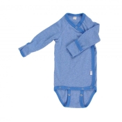 Wrap Baby Body in Organic Cotton with Fold Over Scratch Mitts