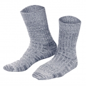 Adult\'s Thermal Ribbed Socks In Wool and Cotton