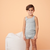 Children\'s Sleeveless Vest in Soft Organic Cotton