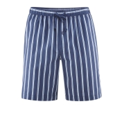 Men\'s Classic Striped Pyjama Shorts in Organic Cotton