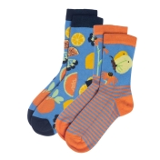 2-Pack Children\'s Organic Cotton Nature Design Socks