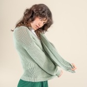Women\'s Rosanna Knitted Cardigan in Organic Cotton