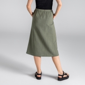 Women\'s trueStory Seersucker Beven Skirt in Organic Cotton