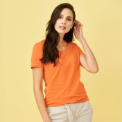 Women\'s Short-Sleeved T-Shirt in Organic Cotton