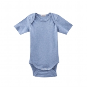 Short-Sleeved Baby-Body in Soft Organic Cotton
