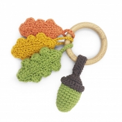 Seasonal Hand Crocheted Teether & Rattle
