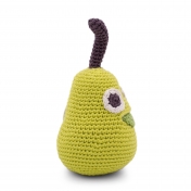 William Pear Hand Crocheted Rattle