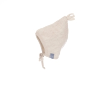 Organic Merino Wool Fleece Pixie Bonnet with Tassel
