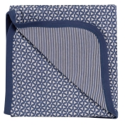 Organic Cotton Reversible Patterned Blanket