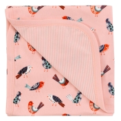 Organic Cotton Reversible Patterned Blanket