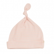 Fine Stripe Knotted Organic Cotton Baby Hat