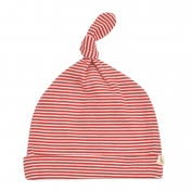 Fine Stripe Knotted Organic Cotton Baby Hat