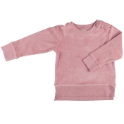 Soft Cotton Velour Sweatshirt