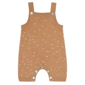 Patterned Playsuit in Organic Cotton & Linen