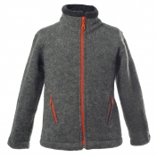 Children\'s Wool Fleece Zip Jacket with Pockets