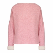 Women\'s Lambswool & Organic Cotton Boatneck Sweater