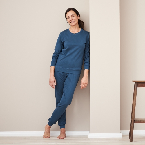 Women's 2-Piece Pyjamas in Soft Organic Cotton Jersey