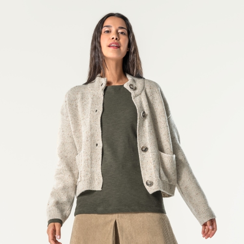 Women's Siglia Cardigan in Organic Wool