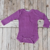 Bourette Silk Long-Sleeved Baby-Body