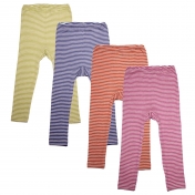 Children\'s Wool & Silk Stripy Leggings