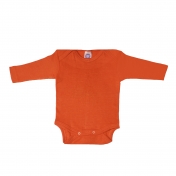 Long-Sleeved Baby-Body in Organic Wool & Silk