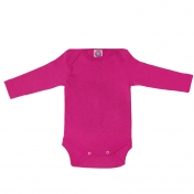 Long-Sleeved Baby-Body in Organic Wool & Silk