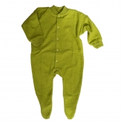 All-In-One Pyjamas With Feet in Organic Merino Wool Terry