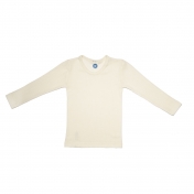 Children\'s Long-Sleeved Top in Wool, Silk & Organic Cotton