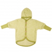 Warm Baby Jacket in Wool & Organic Cotton Fleece