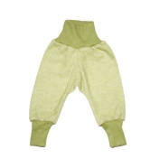 Warm Baby Pants in Merino Wool & Organic Cotton Fleece