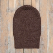 Adult\'s Long Beanie in Pure Baby Alpaca