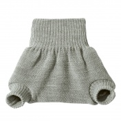 Knitted Nappy Cover in Organic Merino Wool