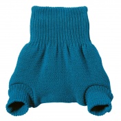 Knitted Nappy Cover in Organic Merino Wool