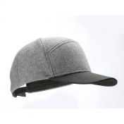 Ball Cap in Organic Boiled Merino Wool